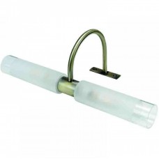 Φωτιστικό Μπάνιου 32cm με 2 ντουί G9 για τοποθέτηση πάνω σε έπιπλο σε Οξυντέ 1046-BR